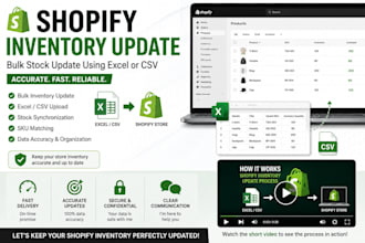 update shopify stock inventory using excel or CSV