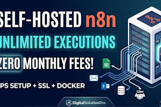 self host n8n on vps using docker for unlimited automation