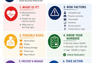 create an educational medical infographic for your clinic