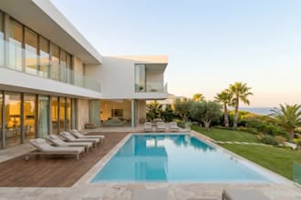 design luxury backyard front yard pool patio 3d landscape rendering expert