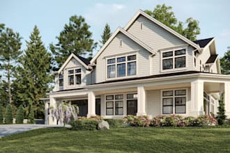 create 3d architectural modeling and rendering
