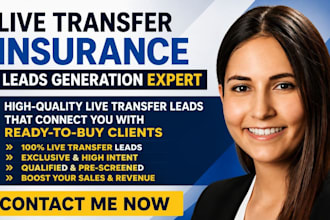 provide final expense live transfers health insurance life insurance leads
