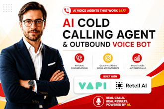 develop ai cold calling agent and outbound voice bot with vapi retell ai