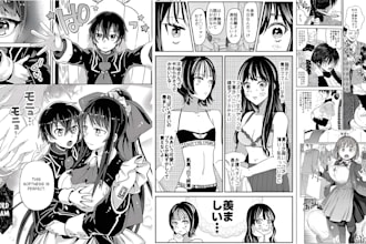 erotic nsfw character design, comic book page, graphic novel as nsfw artist