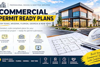 do commercial permit ready plans for texas, arizona, florida, georgia, new york