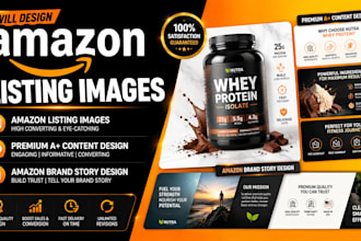design amazon listing images and premium a plus content