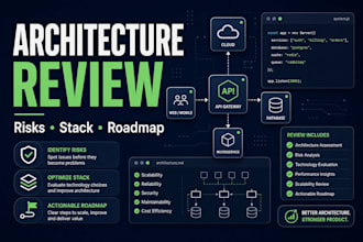 review your software architecture and suggest practical improvements