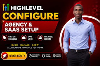 configure your gohighlevel agency and saas mode setup with custom branding