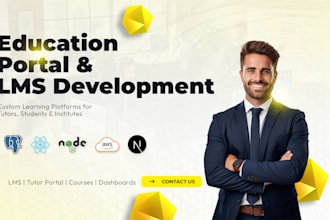 build a learning management system and education portal