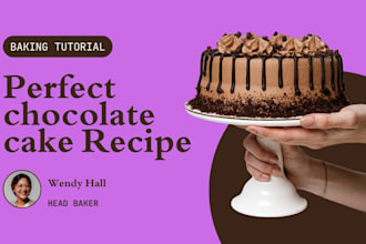 write amazing cake recipe cookbook recipe