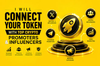 connect your token with top crypto promoters and influencers