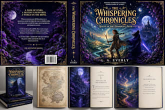 design a custom cover for dark fantasy and ya low fantasy