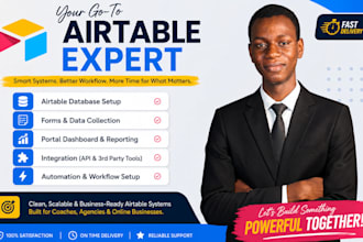 setup airtable CRM, airtable automation, airtable softr expert, database