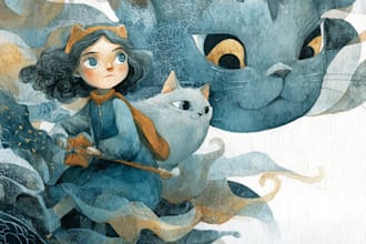 children book illustration and children book illustration