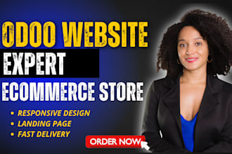 develop design and customize your odoo website and odoo ecommerce store