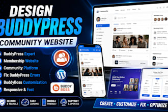 design buddypress community website buddypress membership website fix buddypress