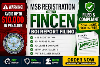 register your msb with fincen and file boi report