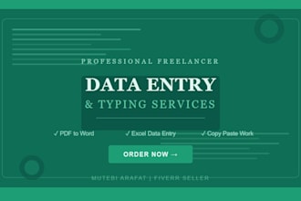 do data entry typing and copy paste work accurately