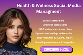 be your yoga gym and health instagram manager instagram reels content creation