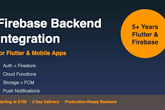 build your firebase backend for flutter or mobile apps