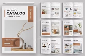 design a modern catalog for your brand