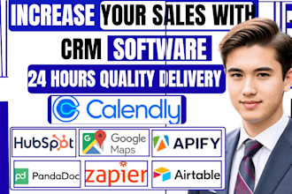 hubspot gogle map apify airtable zapier calendly clay stripe pandadoc automation