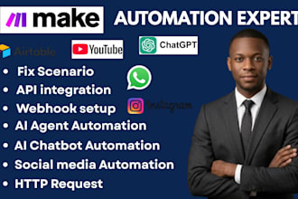 fix make com scenario make com automation made com automation chatbot
