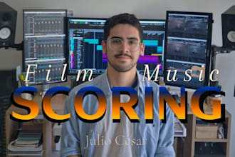 compose orchestral film score soundtrack, background music
