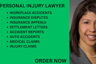 handle insurance disputes, accident claims, and injury settlement matters