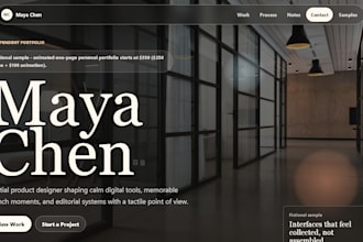 create a personal or small business website