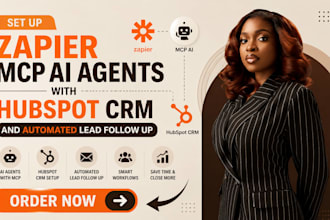 set up zapier mcp ai agents with hubspot CRM and automated lead follow up