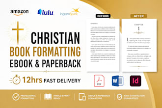 format christian book, design christian book, format christian book design