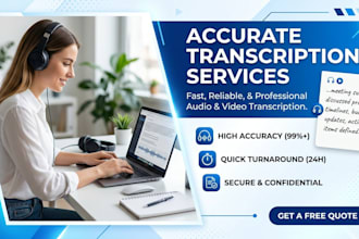 transcribe audio and video to text accurately