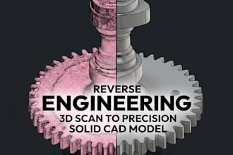 reverse engineer 3d scans into solid cad models