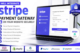 integrate stripe payment gateway on your website securely