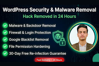 secure your wordpress website, remove malware, and protect it from future hacks