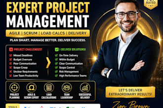 manage your projects with agile, scrum, load calcs and expert project delivery