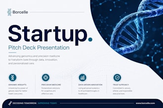 fix genomics startup pitch deck genetic testing deck precision medicine deck