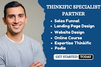 thinkific website course page thinkific sales funnel online course landing page