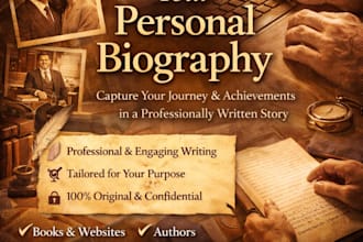 write your personal biography