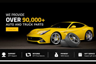 build auto part store automotive website auto part website automobile website
