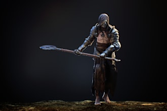 3d stylized character model unreal engine fortnite 3d game, 3d props, assets
