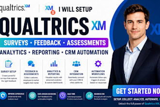 setup qualtrics surveys feedback assessments analytics reporting CRM automation