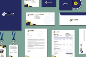 design professional business card stationery design 2026 letterhead, envelope