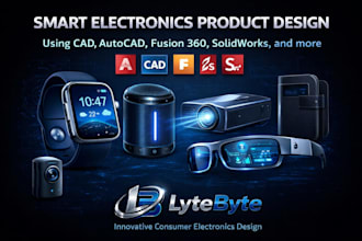 smartwatch ar smart device glasses design using cad autocad fusion 360