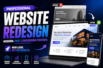 redesign your website into a modern high converting site