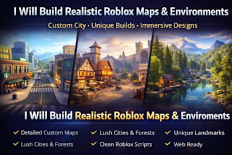 develop roblox game map roblox model roblox environment design in roblox studio