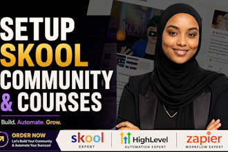 setup skool online course community skool expert with zapier ghl automation