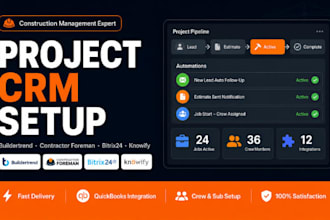 do construction management crms contractor foreman buildertrend bitrix24 knowify