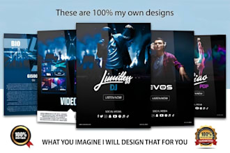 create a stunning artist epk, music press kit, or dj media kit